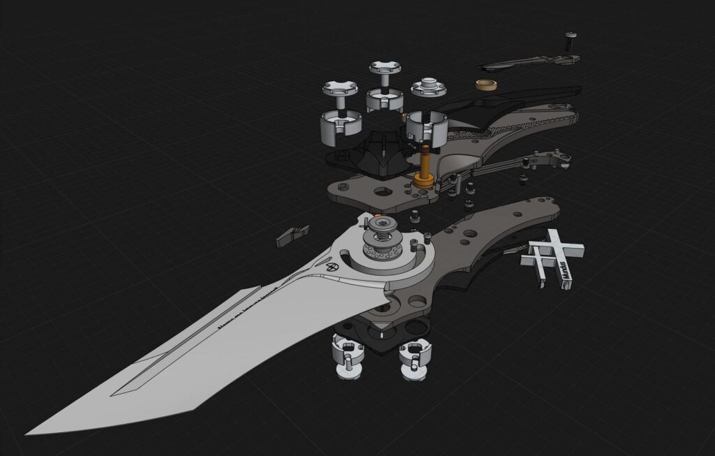 PFPE lubricant for spring-assisted knife hinge pivot