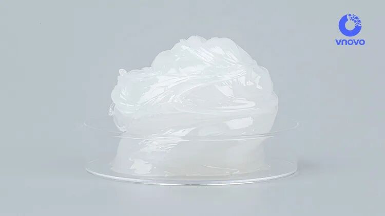 VNOVO low-temperature damping grease in a laboratory dish